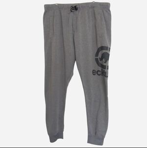 Ecko Unltd. Men's Hyper Wave Fleece Jogger Sweatpants Grey Marled Size 4XL